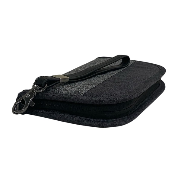 Sherpani 2 Tone Black Gray Small Zip Around Multifunctional Wallet - Like New - Picture 7 of 10